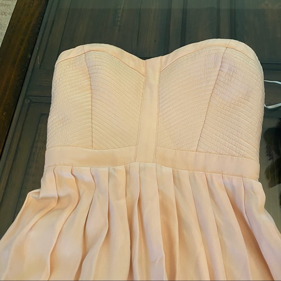Parker Black Blush Pink Silk Gown - Picture 5 of 15